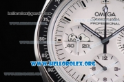 Omega Speedmaster Apollo 13 Silver Snoopy Award Limited Edition Copy Venus 75 Manual Winding Stainless Steel Case/Bracelet with White Dial and Stick Markers (EF)