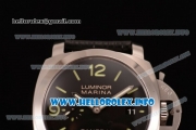 Panerai Luminor Marina 1950 3 Days PAM 392 Clone P.9000 Automatic Steel Case with Black Dial and Black Leather Strap (KW)