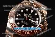 Rolex GMT-Master II New Release Black Bezel Two Tone RG With Original Functional Movement Steel Case 126711CHNR bk