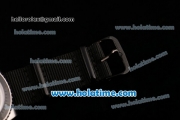 Rolex Submariner Stealth Swiss ETA 2836 Automatic Steel Case with Black Dial and Black Nylon Strap