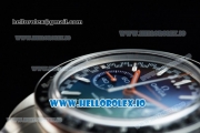 Omega Speedmaster Racing Master Clone Omega 9900 Automatic Steel Case/Bracelet Black Dial With Stick Markers(JH)