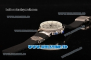 Ulysse Nardin Marine Chrono Asia Automatic Steel Case with Roman Numeral Markers and White Dial