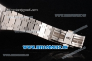 Audemars Piguet Royal Oak Offshore Seiko VK67 Quartz Stainless Steel Case/Bracelet with Black Dial and Arabic Numeral Markers