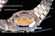 Patek Philippe Nautilus Swiss Valjoux 7750 Automatic Full Steel with Whtie Dial and Stick Markers - 1:1 Original (BP)