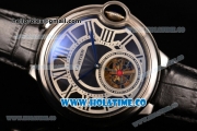 Cartier Ballon Bleu De Tourbillon Asia Automatic Steel Case with Black Dial and Roman Numeral Markers