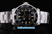 Rolex Submariner Sea-Dweller Automatic Movement with Black Dial and Bezel-Yellow Marking