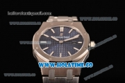 Audemars Piguet Royal Oak 33MM Miyota Quartz Steel Case/Bracelet with Stick Markers and Blue Dial (EF)