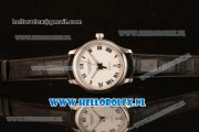 Chopard L.U.C 9015 Auto Steel Case with White Dial and Black Leather Strap Chopard L.U.C 9015 Auto Steel Case with White Dial and Black Leather Strap