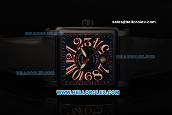 Franck Muller Black Cortez Swiss ETA 2892 Automatic Movement PVD Case with Black Dial and Arabic Numeral Markers