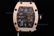 Richard Mille RM 005 Gold Case with Black Dial and White Number Marking