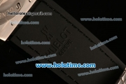 Hublot Big Bang Chrono Miyota OS20 Quartz Steel Case with White Leather Strap and White Dial