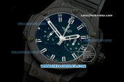 Hublot King Power Chronograph Swiss Valjoux 7750 Automatic Movement Ceramic Case with Black Dial and Ceramic Bezel- Black Rubber Strap