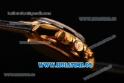 Rolex Daytona Chrono Swiss Valjoux 7750 Automatic Yellow Gold Case with Ceramic Bezel Black MOP Dial and Diamonds Markers (BP)