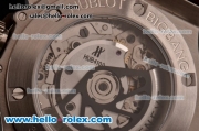 Hublot Big Bang Chrono Clone HUB4100 Automatic Steel Case with Brown Rubber Strap Brown Dial