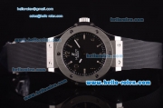 Hublot Classic Fusion Swiss ETA Quartz Movement Steel Case with Black Dial and Rubber Strap