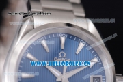 Omega Seamaster Aqua Terra 150 M Co-Axial Clone 8500 Automatic Steel Case/Bracelet with Blue Dial and Stick Markers (EF)