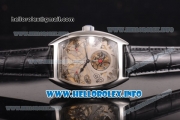 Franck Muller Skeleton Giga Tourbillon Asia Automatic Steel Case with Skeleton Dial and Arabic Numeral Markers