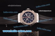 Hublot Big Bang Hub4100 Automatic Steel Case with Black Dial and Black Rubber Strap - 1:1 Original