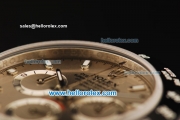 Rolex Daytona Chronograph Swiss Valjoux 7750 Automatic Movement Steel Case with Grey Dial and Black Bezel-Steel Strap