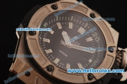 Hublot Big Bang Swis ETA 2824 Automatic Steel Case with Black Dial and Black Rubber Strap