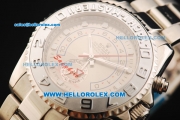 Rolex Yachtmaster II Automatic Movement Full Steel with Chocolate Dial and White Square Markers