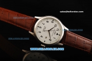 IWC Schaffhausen Mark XV Automatic Movement Steel Case with White Dial and Brown Leather Strap