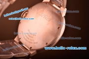 Cartier Ballon Bleu Asia 2813 Automatic Rose Gold Case/Strap with Black Dial - ETA Coating