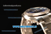 Rolex Datejust Blue Dial With Diamond Bezel Steel Rolex 3255