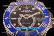 Rolex GMT-Master II Chronometer Asia Automatic Full Steel with Black Dial and White Markers - Blue Bezel