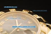 Rolex Datejust Automatic Movement Full Gold with MOP Dial and Roman Numerals-ETA Coating Case