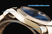 Rolex Datejust II Rolex 3135 Automatic Movement Full Steel with Blue Dial and Roman Numerals