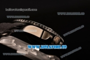 Rolex GMT-Master II Asia Automatic PVD Case with Black Dial White Markers and Black Nylon Strap