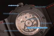 Hublot Big Bang Swiss Valjoux 7750 Automatic Ceramic Case with Black Dial and Red Markers