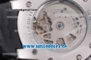 Richard Mille RM60-01 Asia Automatic Steel Case with Skeleton Dial Black Rubber Strap and Stick/Arabic Numeral Markers