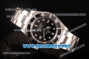 Rolex Sea-Dweller Swisss ETA 2836 Automatic Steel Case/Bracelet with Black Dial and White Dot Markers (BP)