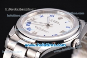 Rolex Datejust II Asia 2813 Automatic Full Steel with White Dial and Roman Numeral Markers