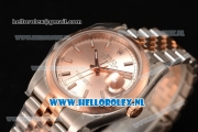 Rolex Datejust 3135 Auto Rose Gold Case with Pink Dial and Two Tone Bracelet - 1:1 Origianl