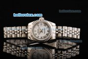 Rolex Datejust Oyster Perpetual Automatic Full White With Rome Hour Markers-Lady Size