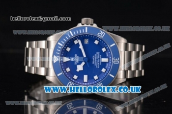 Tudor Pelagos Swiss ETA 2824 Automatic Titanium Case/Bracelet with Blue Dial and White Markers (ZF)