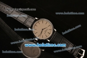 Patek Philippe Calatrava Miyota OS2035 Quartz Steel Case with Grey Dial and Stick Markers