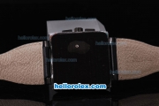 Bell & Ross BR 01-94 Automatic Movement PVD Casing with Yellow marking Black Bezel and Leather Strap