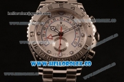 Rolex Yacht-Master II Chronograph Swiss Valjoux 7750 Automatic Steel Case with White Dial and Steel Bracelet - (BP)