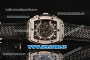 Hublot MP-06 Senna Chrono Miyota OS20 Quartz Steel Case with Stick Markers and Skeleton Dial