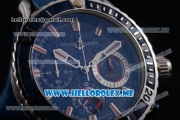 Ulysse Nardin Maxi Marine Diver Miyota OS20 Quartz Steel Case with Blue Dial and Blue Rubber Strap Blue Bezel