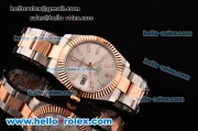 Rolex Datejust II Asia 2813 Automatic Two Tone Case with White Dial and White Stick Markers - ETA Coating Super LumiNova