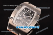 Richard Mille RM 007 Miyota 9015 Automatic Steel Case with Skeleton Dial and White Arabic Numeal Markers (K)