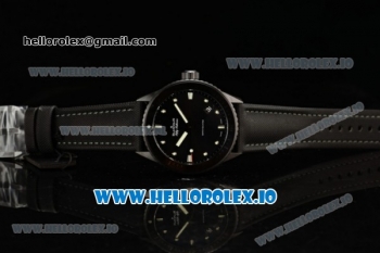 BlancPain Fifty Fathoms Bathyscaphe Miyota 9015 Automatic PVD Case Black Dial With Dots Markers Black Rubber Strap - 1:1 Original(GF)