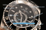 Rolex GMT Master II Superlative Chronometer 2813 With GMT Automatic Steel Case with Black Dial and White Markers