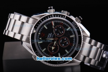 Omega Seamaster M-Schmacher Chronograph Automatic Movement with Black Dial