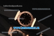 Hublot Classic Fusion Skeleton Tourbillon Asia Auto Rose Gold Case with Skeleton Dial and Black Leather Strap